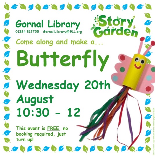 Gornal Library - Butterfly Craft